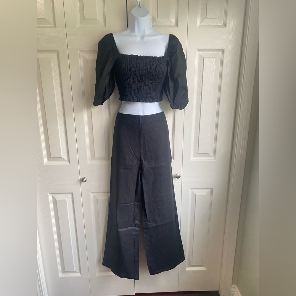 New Reformation Scarlett Linen Two Pieces - Picture 6 of 11
